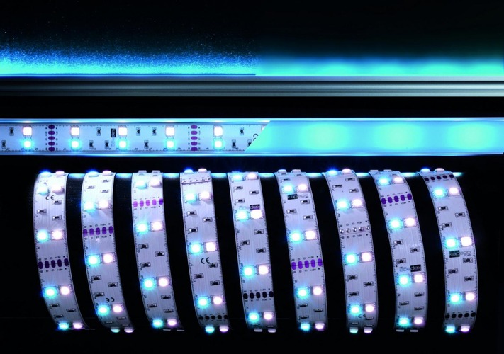 Pracovní osvětlení - IMPR 840060 Flexibilní LED pásek, 5050, SMD, RGB + studená bílá, 12V DC, 43,20 W - LIGHT IMPRESSIONS - foto 1