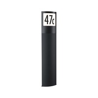 Sloupková - P 94514 LED stojací svítidlo Padea soumrakový senzor a pohybové čidlo pohybové čidlo teplá bílá IP44 847mm 3000K 8,5W 230V antracit umělá hmota - PAULMANN