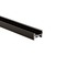 Al profily k přisazení - IMPR 970854 Deko-Light profil - Combo U-profil plochý, LU-01-20, černá, 1m