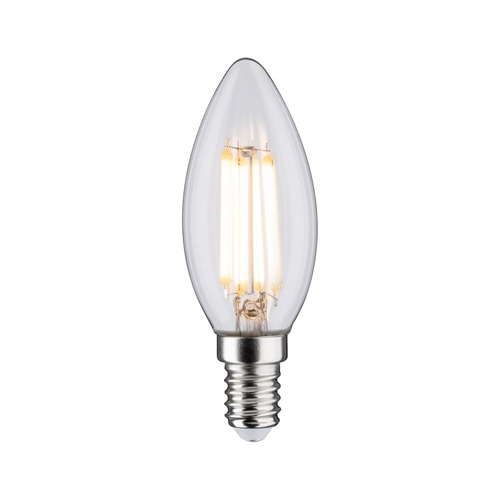 E14 - P 28643 LED svíčka 6,5 W E14 čirá teplá bílá - PAULMANN - foto 1