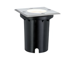 Zapuštěná - P 93993 Zemní zápustné svítidlo IP67 hranaté 3,5W GU10 ušlecht.ocel - PAULMANN