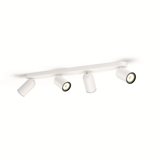 Bodová - PH 50584/31/PN Bodové svítidlo Philips Pongee 50584/31/PN bílé 4x max.10W - PHILIPS (915005531401) - foto 1