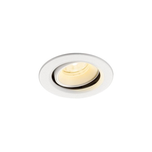 Kruhová - LA 1009353 NUMINOS® MOVE XS Stropní vestavné svítidlo, 3000 K, 20°, IP20, kulaté, bílé - BIG WHITE (SLV) - foto 1