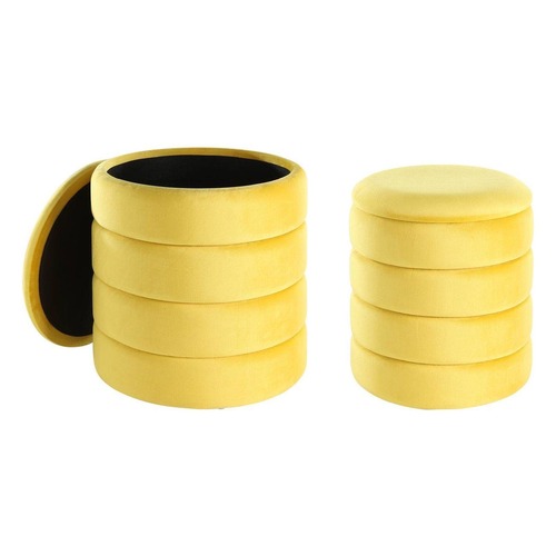 Ostatní - EG 424127 Taburetka 2 velikosti okrová AMPAHAKA 424127 - LIVING - foto 1