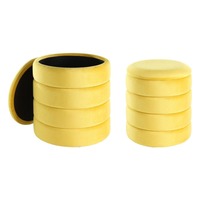 Ostatní - EG 424127 Taburetka 2 velikosti okrová AMPAHAKA 424127 - LIVING