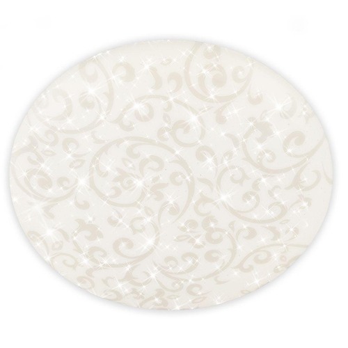 Kruhová - BRILO 3939016 Nebo stropní svítidlo pr.38 cm - 20W, 2400lm, LED, hvězdné nebe, neutrální bílá, bílé, starožitný vzor - BRILO - foto 1