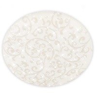 Kruhová - BRILO 3939016 Nebo stropní svítidlo pr.38 cm - 20W, 2400lm, LED, hvězdné nebe, neutrální bílá, bílé, starožitný vzor - BRILO