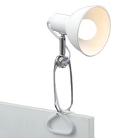 Stolní lampy s klipem - BRI 2790-016 Svítidlo se svorkou 30,5 cm 1x E14 8W bílé - BRILONER