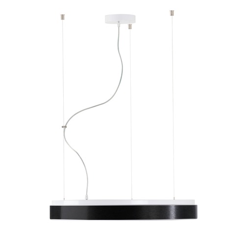 Kruhová - OS DEL69920 DELIA LC4 závěsné plastové svítidlo bílá / černá IP40 4000 K 65W LED - OSMONT - foto 1