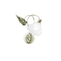 Dekorativní - FAN I-ISOTTA-AP Nástěnné svítidlo Isotta, slonová kost, 1 x E14, 16 x 28 x 35 cm - FANEUROPE