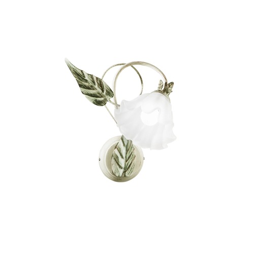 Dekorativní - FAN I-ISOTTA-AP Nástěnné svítidlo Isotta, slonová kost, 1 x E14, 16 x 28 x 35 cm - FANEUROPE - foto 1