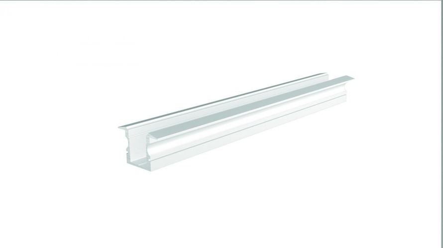 Al profily k zapuštění - IMPR 975105 ET-02-08 vysoký T-profil pro 8 - 9,3 mm LED pásek matná bílá 2 - LIGHT IMPRESSIONS - foto 1
