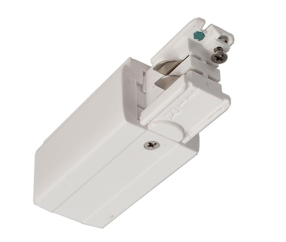 Lišty a příslušenství IVELA - IMPR 710012 Deko-Light kolejnicový systém 3-fázový 230V D Line elektrické napájení pravé 230V bílá RAL 9016 98,5  - LIGHT IMPRESSIONS - foto 1