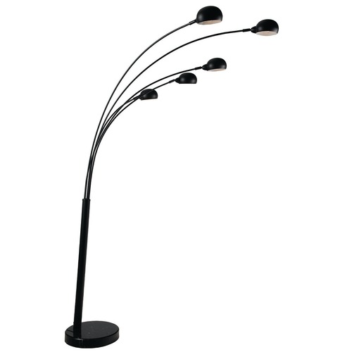 Stojací lampy - FAN I-ERACLE-PT NERO Stojací lampa Piantana Eracle, černá, 5 x E14, 108 x 35 x 219 cm - FANEUROPE - foto 1