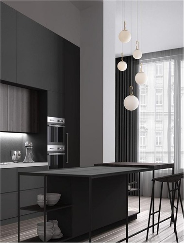 Vícečetná - NV 9695222 Závěsné svítidlo HOOK saténový zlatý kov a opálové bílé sklo LED 37W 230V 3000K IP20 stmívatelné - NOVA LUCE - foto 1