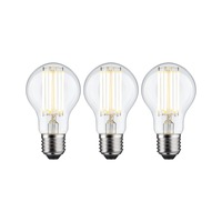 E27 - P 29220 Eco-Line Filament 230V LED žárovka E27 3ks-sada 5W 3000K čirá - PAULMANN