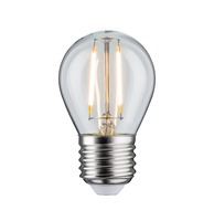 E27 - P 28692 LED kapka 4,8 W E27 čirá teplá bílá stmívatelné - PAULMANN