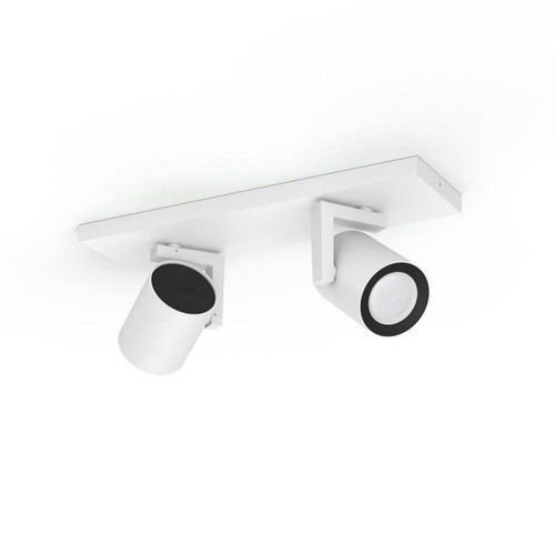 Bodová - PH 8720169318076 Hue 50622/31/P7 Hue WACA Argenta bodové LED svítidlo GU10 2x5,7W 350lm 2000-6500K RGB IP20 bílá - PHILIPS - foto 1