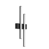 Nástěnná - TF 313005TF TELEFUNKEN LED venkovní svítidlo 47 cm 2x8W 960lm černá - BRILONER