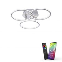 Kruhová - PN 8281-55 Q-NEVIO, LED stropní svítidlo, Smart Home 2700-5000K - PAUL NEUHAUS