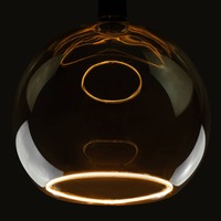 E27 - LA 1008165 LED Plovoucí koule 300 LED žárovka, kouřově černá, E27, PHASE, 8W, 1900K - BIG WHITE (SLV)
