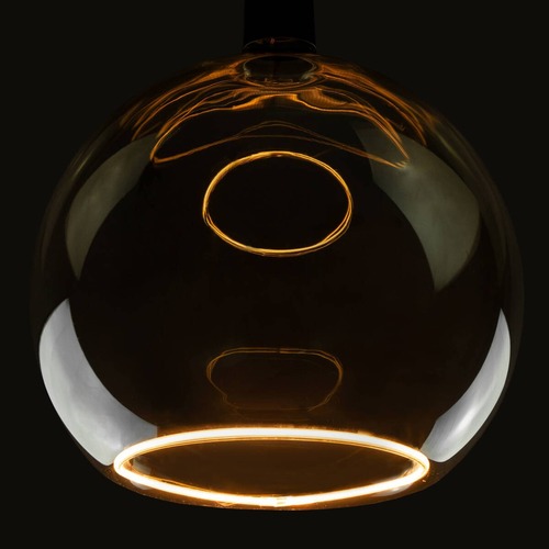 E27 - LA 1008165 LED Plovoucí koule 300 LED žárovka, kouřově černá, E27, PHASE, 8W, 1900K - BIG WHITE (SLV) - foto 1