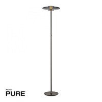 Stojací lampy - PN 481-15 LED stojací svítidlo PURE Vitrum 2700K platina / kouřová - PAUL NEUHAUS