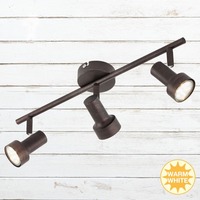 Bodová - BRI 2843031 Bodové svítidlo 48 cm 3xGU10 9W 750lm antická měď (starý kód: BRI 2843-031) - BRILONER