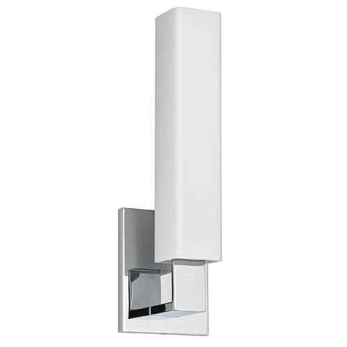 Dekorativní - HVLG 550-PC-CE Nástěnné svítidlo LIVINGSTON mosaz/sklo chrom/opál E27 1x40W - HUDSON VALLEY - foto 1