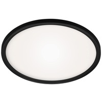 Kruhová - BRILO 3643-415 Stropní svítidlo do koupelny, pr. 42 cm, 22 W, 2900 lm, černá - BRILO