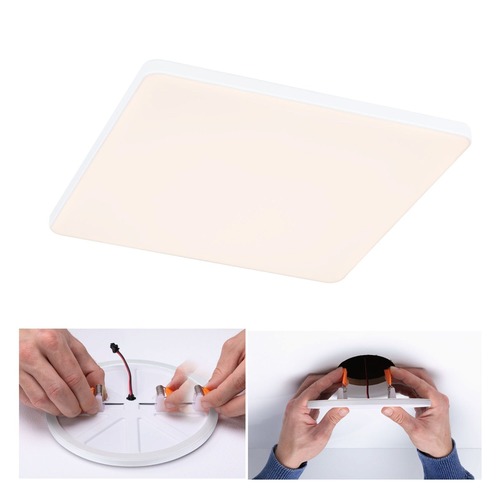 Koupelnová - P 79949 VariFit LED vestavné svítidlo Veluna Edge IP44 hranaté 200x200mm 3000K bílá stmívatelné - PAULMANN - foto 1