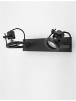 Bodová - NV 9155102 Bodové svítidlo SALVA černý kov GU10 2x10W 230V IP20 bez žárovky - NOVA LUCE