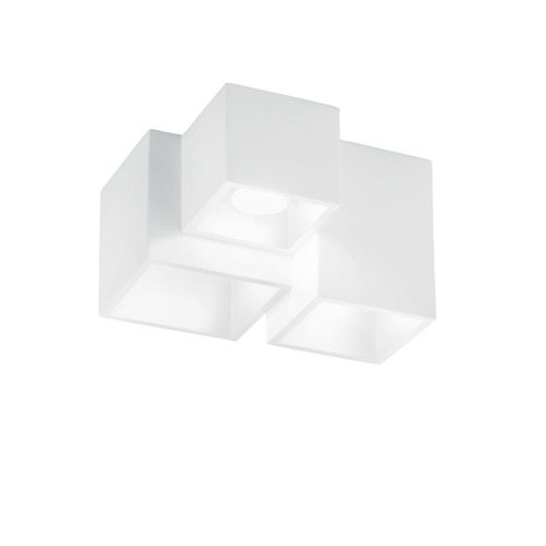 Downlight - FAN I-FOSTER-PL3 Stropní svítidlo Foster, bílé, 3 x GU10, 24 x 23 x 15 cm - FANEUROPE - foto 1
