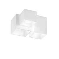Downlight - FAN I-FOSTER-PL3 Stropní svítidlo Foster, bílé, 3 x GU10, 24 x 23 x 15 cm - FANEUROPE