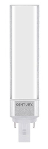 G23/G24d/G24q - CEN PLC-102440 LED PLCOVER 10W G24d 4000K 800Lm 120d 165x35x35mm IP20 - CENTURY - foto 1