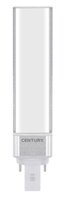 G23/G24d/G24q - CEN PLC-102440 LED PLCOVER 10W G24d 4000K 800Lm 120d 165x35x35mm IP20 - CENTURY