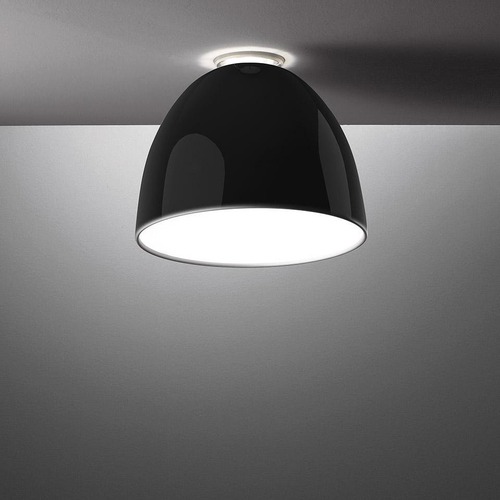 Kruhová - AR A246610 Nur Mini Gloss LED - stropní - černá - ARTEMIDE - foto 1