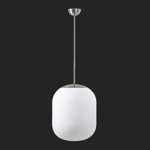 Nouzové osvětlení - OS TAN68211 TANIA P2 závěsné skleněné svítidlo nerez broušená / bílá IP40 3000 K 41W LED nouzové kombinované 3 h (původní kód OS 68211) - OSMONT - foto 1