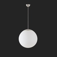 Nouzové osvětlení - OS ADR60365 ADRIA S4 závěsné skleněné svítidlo nerez broušená / bílá IP40 3000 K 41W LED nouzové kombinované 3 h (původní kód OS 60365) - OSMONT