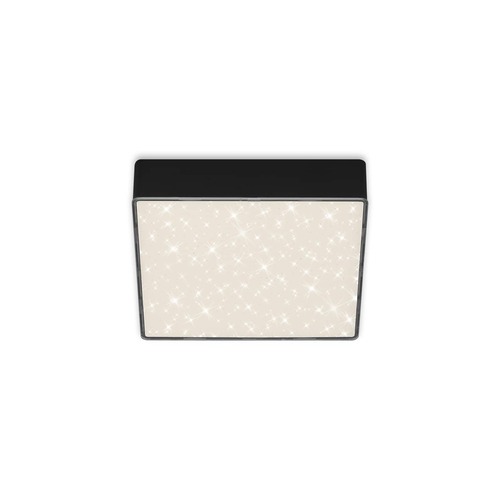 Hranatá - BRI 7076-415 LED stropní svítidlo hvězdné nebe, 15,7 cm, 11 W, černá - BRILONER - foto 1