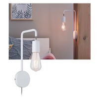 Dekorativní - P 79811 Nástěnné svítidlo Calvani E27 max. 40W bílá, kov - PAULMANN