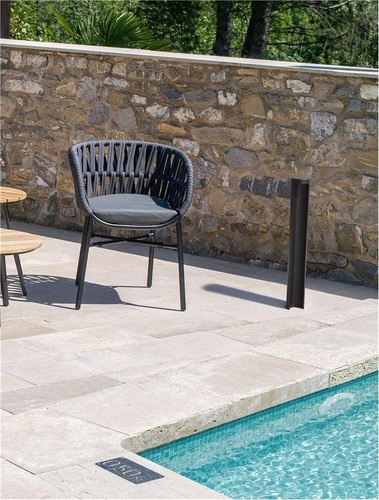 Sloupková - NV 9002879 Venkovní sloupkové svítidlo TIEN černý hliník a čiré sklo LED 8.5W 3000K 200-240V 55st. IP54 - NOVA LUCE - foto 1