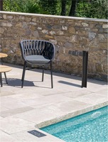 Sloupková - NV 9002879 Venkovní sloupkové svítidlo TIEN černý hliník a čiré sklo LED 8.5W 3000K 200-240V 55st. IP54 - NOVA LUCE