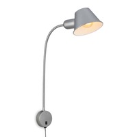 S ramenem - BRI 2089-014 Noční lampička 55 cm 1x E27 10W chrom - BRILONER