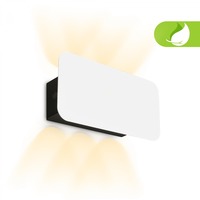 Nepřímé osvětlení - BRILO 3807016 BRILONER Meluna LED nástěnné svítidlo nabíjecí, stmívatelné, dotykový vypínač, bílé 3807016