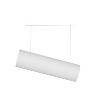 Válec - OS KUM70485 KUMA LE3 závěsné skleněné svítidlo bílá IP20 3000 K 31W LED - OSMONT