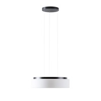 Kruhová - OS ERI67908 ERIS LE4 závěsné skleněné svítidlo černá / bílá IP40 4000 K 35W LED - OSMONT