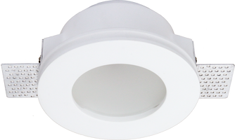 Svítidla pro reflektory (gu10) - Stropní armatura bezešvé zapuštěné kulaté matné sklo