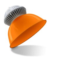 Polokoule - CEN CFAR-102030 LED SVÍTIDLO COLORFULL ORANŽOVÉ 10W 230VAC 3000K 850Lm 60d IP65 203x174mm - CENTURY