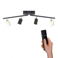 Bodová - PN 6356-18 PURE-MIRA LED stropní svítidlo stmívatelné CCT paměť 2700-5000K černá perleť - PAUL NEUHAUS